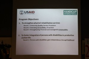 Slide of USAID AND Handicapped International Nepal/Photo Pallav Pant